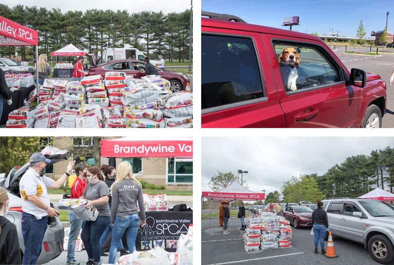 Brandywine Valley SPCA Four more drivethru pet food pantries